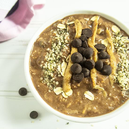 Chocolate Almond Butter Overnight O