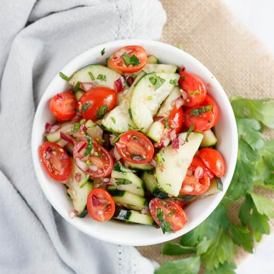 Cucumber Tomato Salad