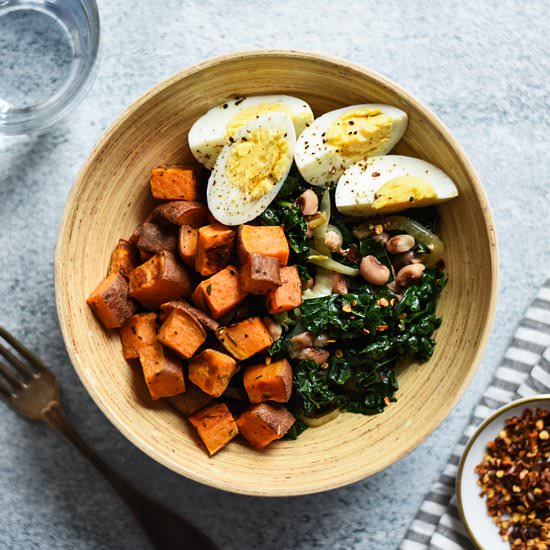 Warm Kale Salad