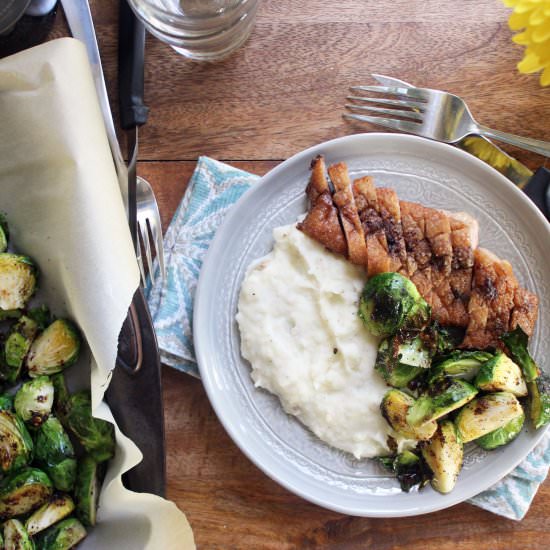 Pan Seared Duck Breast Dinner