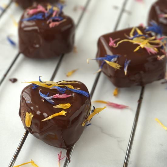 Vegan Marzipan Chocolates