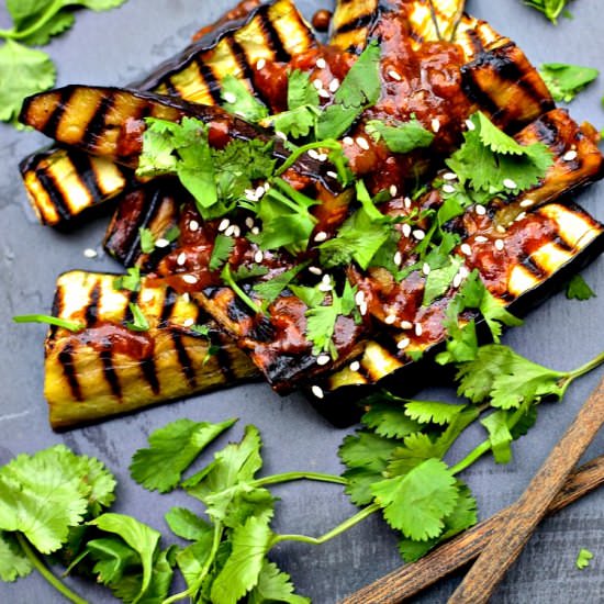 Grilled Sichuan-Style Eggplant
