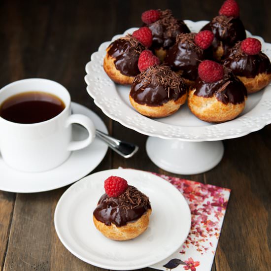 Chocolate Cream Puffs