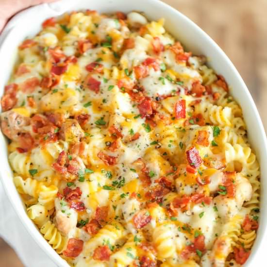 Chicken Bacon Ranch Casserole