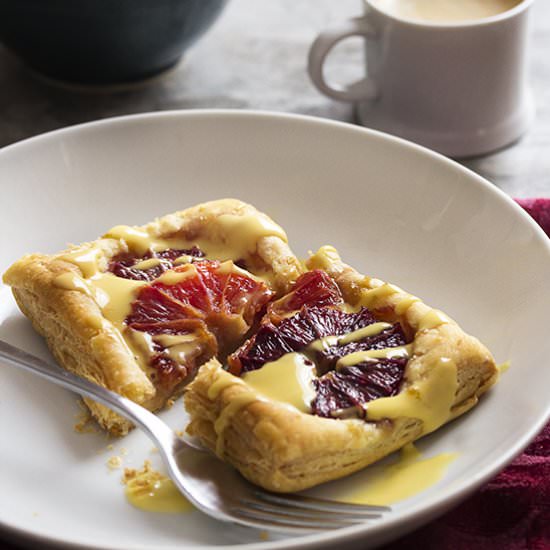 Puff Pastry Blood Orange Galettes
