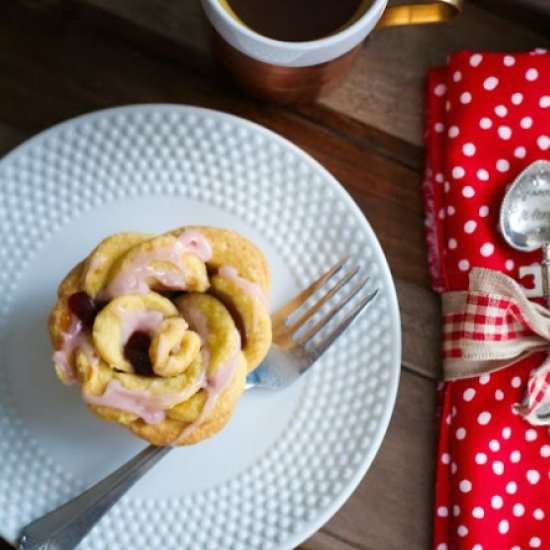 Cherry Rose Tarts
