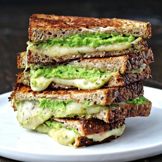 Grilled Cheese with Avocado Pesto