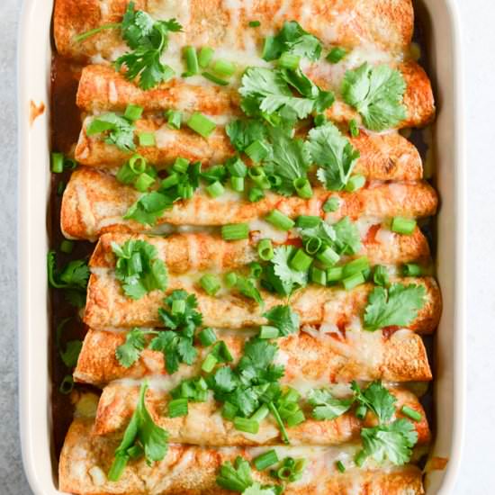 Lightened up Beef Enchiladas