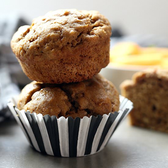 Banana Zucchini Muffins