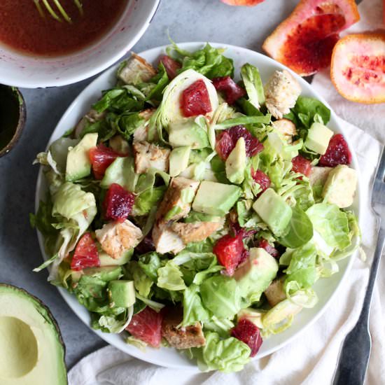 Blood Orange Avocado Chopped Salad