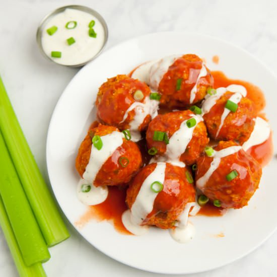 Buffalo Chicken Meatballs