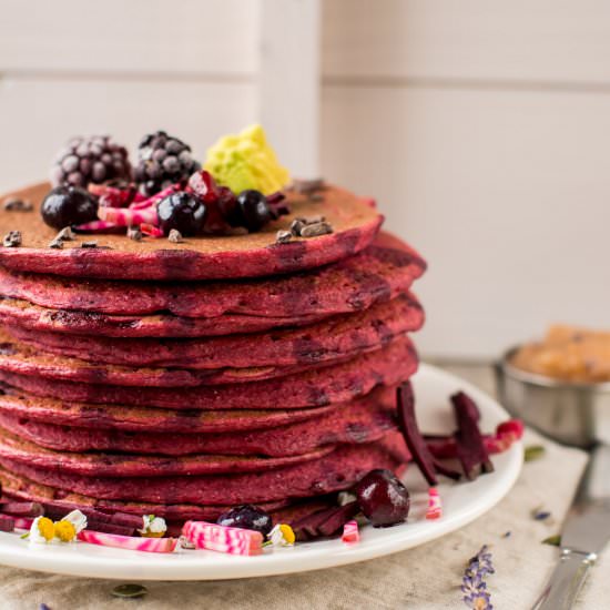 Tofu & Beet Pancakes