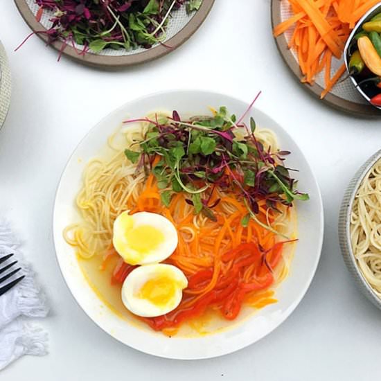 Hot Veggie Noodle Bowl