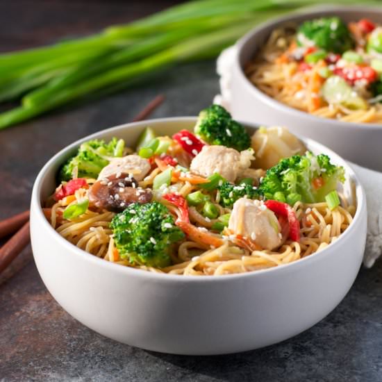Healthy Chicken Chow Mein