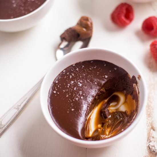 Salted Chocolate Caramel Bowls