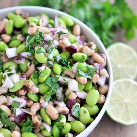 Edamame Black Eyed Pea Salad