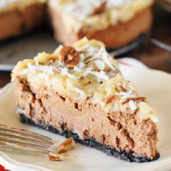 German Chocolate Cheesecake