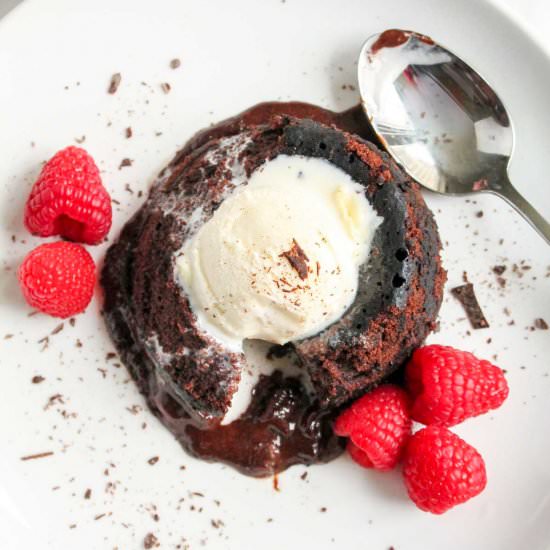 Molten Chocolate Cakes for Two