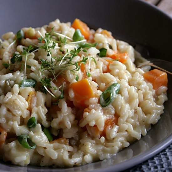 Creamy Pumpkin Risotto