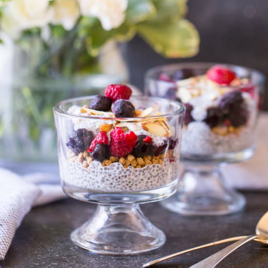 Chia Pudding Parfaits
