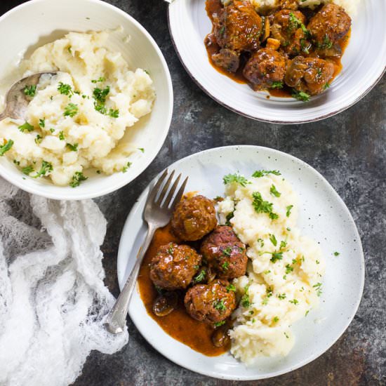 Salisbury Steak Meatballs