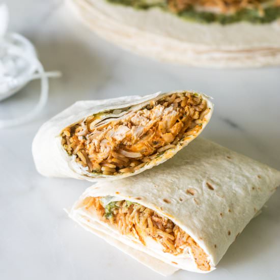 Chicken Tikka Masala Burrito