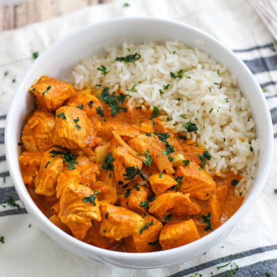 Easy Slow Cooker Butter Chicken