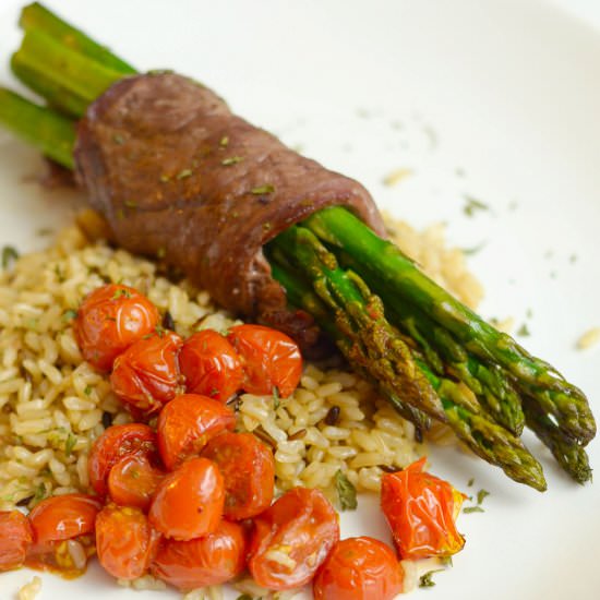 Steak Wrapped Asparagus