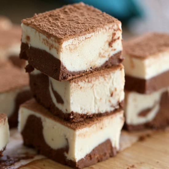 Tiramisu Fudge Bars