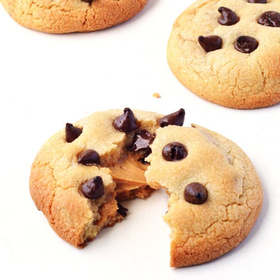 Peanut Butter Stuffed Cookies