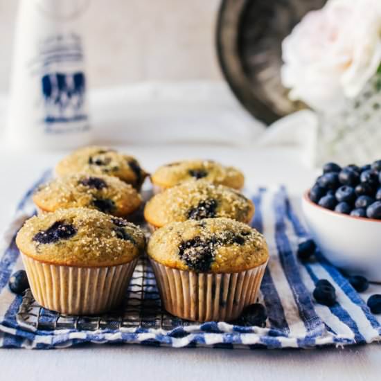 Healthy Blueberry Muffins