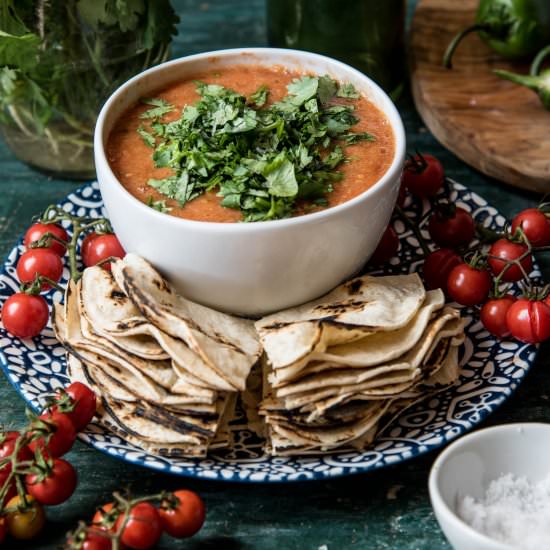Roasted Tomato & Jalapeño Salsa