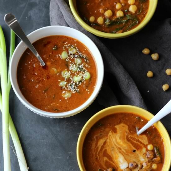 French Lentil & Chickpea Soup