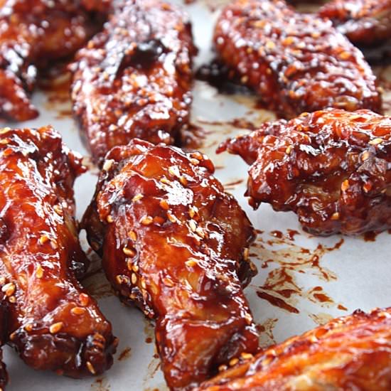 Spicy Korean Chicken Wings