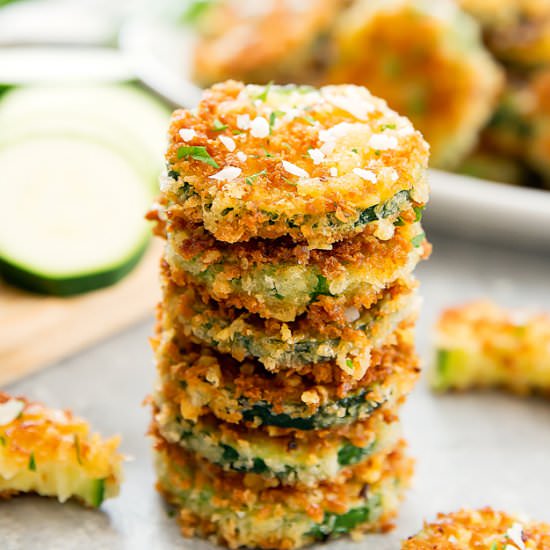 Parmesan Zucchini Crisps