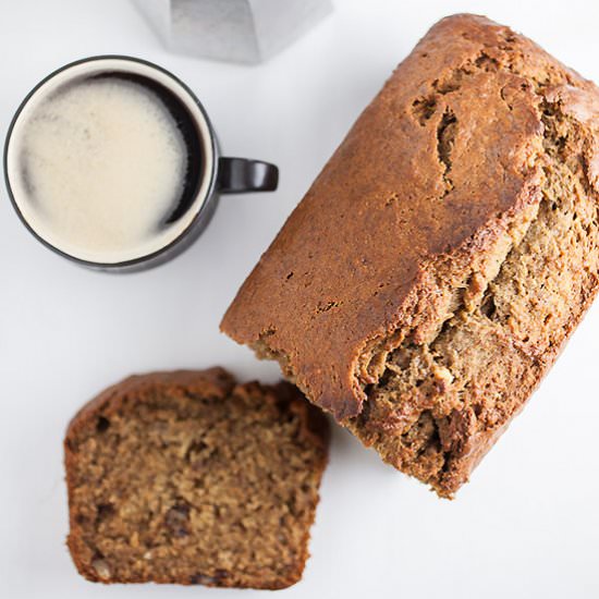 Coffee Infused Banana Bread