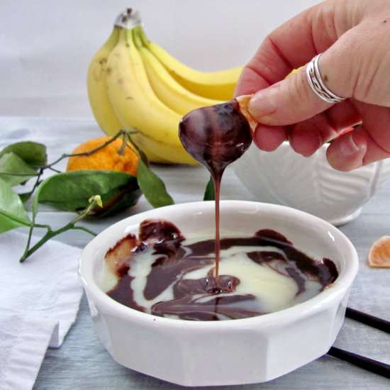 Marbled Chocolate Dip