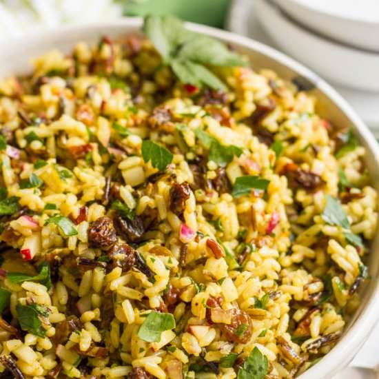 Curried Wild Rice Salad