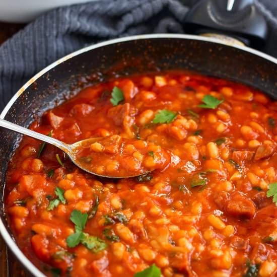 Baked Bean Pasta Sauce