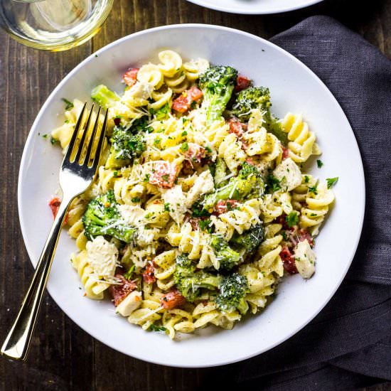 Chicken Alfredo Skillet