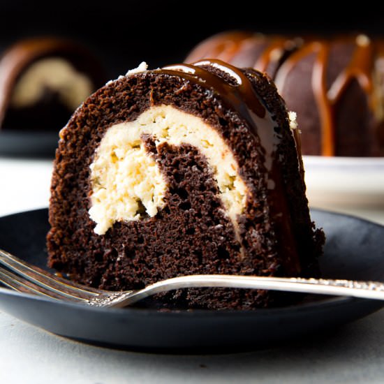 Chocolate Cream Cheese Bundt Cake