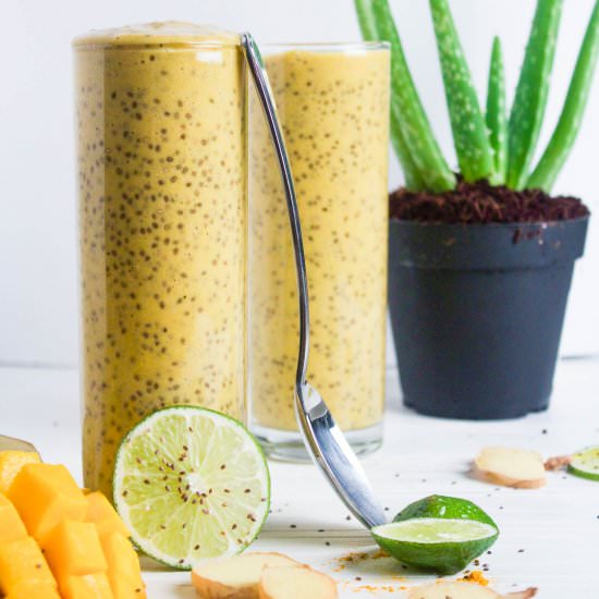 Mango Lime Sunshine Chia Pudding
