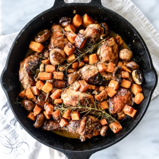Cider Braised Chicken