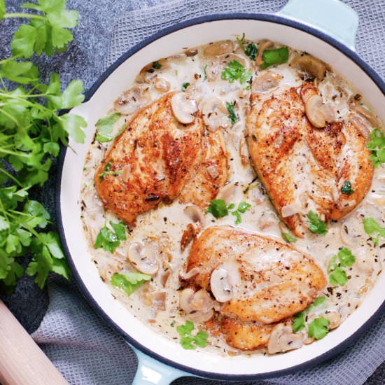 Creamy Mushroom Chicken