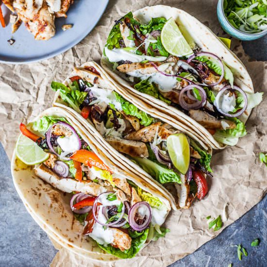 Grilled Chicken Tacos
