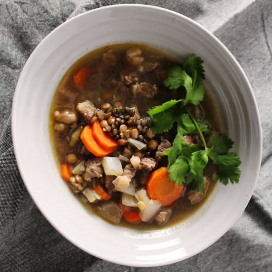 Easy Beef & Lentil Stew