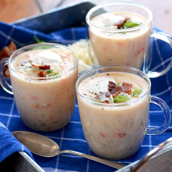 Classic Potato Soup with Bacon