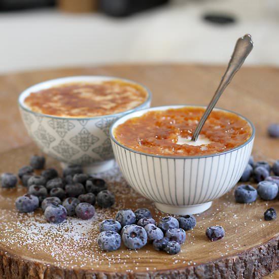 Creme Brulee Rice Pudding