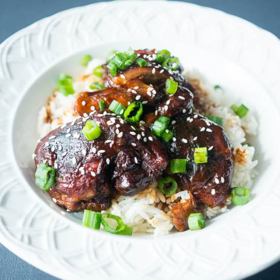 Honey Garlic Sticky Chicken