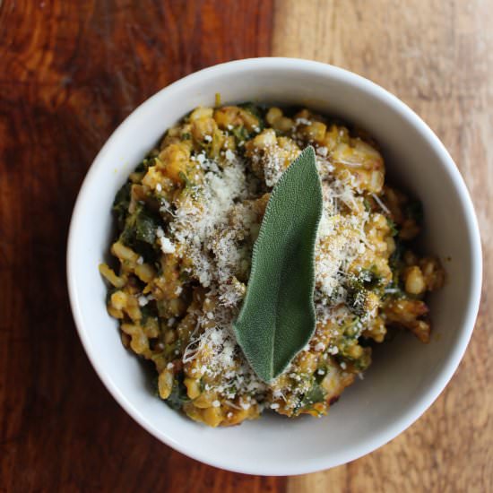 Barley and Squash “Risotto”